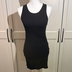 Lulu's Classic Black Mini Dress